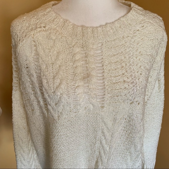 Kye Mi, Size M, Loose Knit, Rounded Neckline, Oversize Raglan Sweater. - Picture 5 of 11